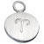 sterling silver aries charm