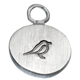 sterling silver bird charm