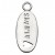 personalised sterling silver tag charm