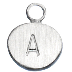 personalised sterling silver charm