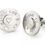 sterling silver personalised cufflinks