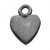 sterling silver heart charm