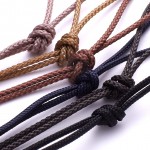 men's personalised silver embrace rope bracelet