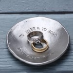 personalised pewter ring bowl