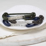 men's personalised ID bar bracelet sterling silver