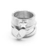 Ring silver stack-16