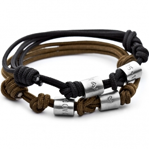 men's personalised rope bracelet