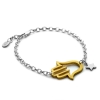 sterling silver hamsa hand bracelet
