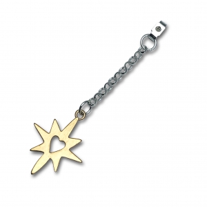 sterling silver star earring