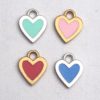 colourful heart charms
