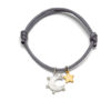 sterling silver moon and star charm friendship bracelet