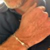 men's silver arrow friendship bracelet