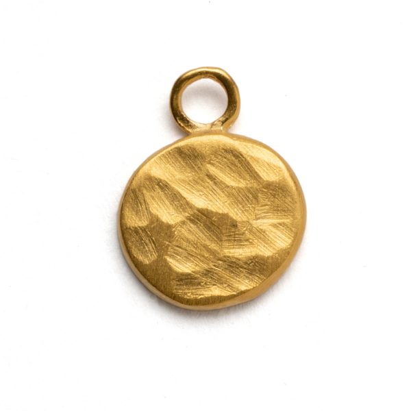 gold plated sterling silver charm