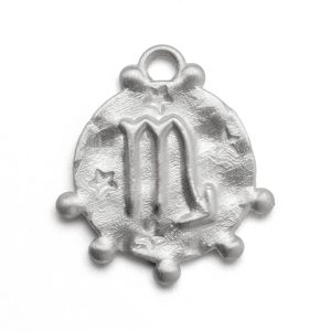 sterling silver leo charm