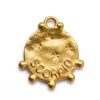 sterling silver and gold plate zodiac charm