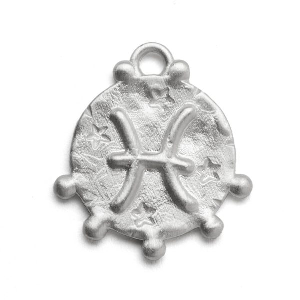 sterling silver pisces charm