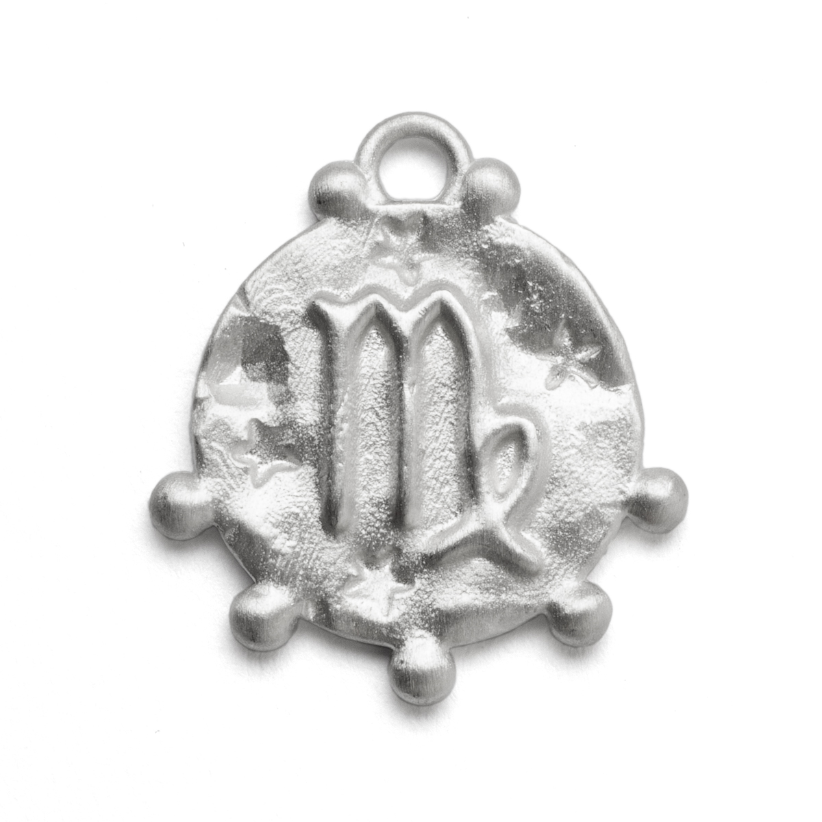 sterling silver zodiac charm virgo