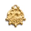 sterling silver and gold plate zodiac charm libra