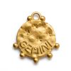 sterling silver and gold plate zodiac charm gemini