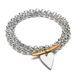 sterling silver necklace bracelet wrap