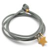 friendship wrap bracelet with chunky gold star