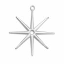 large sterling silver star charm