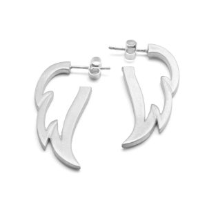 sterling silver wing earrings
