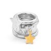 Ring Love stack gold star