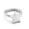 Ring large silver star