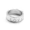 Ring silver love band